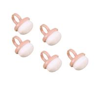 5 piezas de pinceles de uñas para arte y quitar el polvo, anillos con forma de anillo limpiador de uñas con forma de cepillo para coleccionar