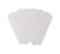 5 piezas de placa de mica gruesa para horno microondas, pieza de repuesto de 107 x 64 mm