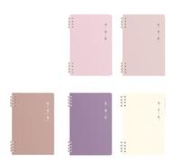 5 piezas de punto grueso a mano con texto en inglés «This Student is Fresh and Exquisite-Warm Color» [A5/60 hojas]