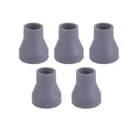 5 Piezas de Repuesto de Goma for Bastones de Trekking, Fundas for Bastones de Trekking, Accesorios for Bastones de Senderismo, Almohadillas Antideslizantes for muletas de Ancianos.(Gray)