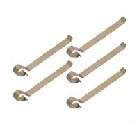 5 piezas de repuesto de placa de empuje de resorte, mecanismo de control de paquete de placa de empuje de resorte de repuesto para válvulas de descarga Geberit que soportan modelos 127.000 130.000 y