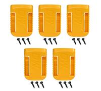 5 Piezas de Soporte de batería de Herramientas para Dewalt Tapa de batería Clip de cinturón Soporte de suspensión de batería en la Pared del Estante Clips de batería Aptos para 18V-60V DCB200 DCB203