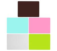 5 Piezas De Tapetes De Silicona De Colores, Tapetes Para Masa, Tapetes Para Hornear, Tapetes Para Colorear Para Niños, Tapetes Para Hacer Manualidades, Tapetes Para Pintar De Silicona