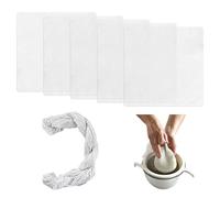 5 piezas de tela de filtro, 1 pieza de hilo de algodón, paño de algodón grueso para filtrar, paño de hengshiping de grano fino, paño de algodón grueso para cocinar, filtro de gasa de queso para la