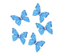 5 Piezas De Tela Mariposa Pinza De Pelo Accesorios De Estilo Para Mujeres Y Niñas Pinzas Laterales Para El Uso Diario De Regreso A La Escuela Peinado Mariposa