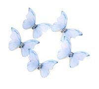 5 Piezas De Tela Mariposa Pinza De Pelo Accesorios De Estilo Para Mujeres Y Niñas Pinzas Laterales Para El Uso Diario De Regreso A La Escuela Peinado Mariposa