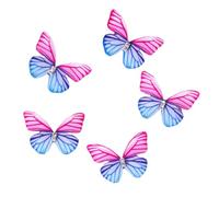 5 Piezas De Tela Mariposa Pinza De Pelo Accesorios De Estilo Para Mujeres Y Niñas Pinzas Laterales Para El Uso Diario De Regreso A La Escuela Peinado Mariposa