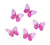 5 Piezas De Tela Mariposa Pinza De Pelo Accesorios De Estilo Para Mujeres Y Niñas Pinzas Laterales Para El Uso Diario De Regreso A La Escuela Peinado Mariposa