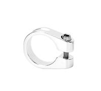 5 piezas de tija de sillín de bicicleta de aleación de aluminio de 28,6/31,8/34,9 mm, accesorios para ciclismo,Abrazadera plateada,28,6 mm