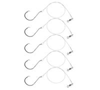 5 Piezas Deep Sea Fishing Rigs con Anzuelo Circular