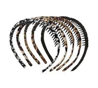 5 Piezas Diadema para Mujer, Elegantes Diademas Antideslizantes Headband Para Niña Mujeres Accesorios para el Pelo Diadema Diseño de Leopardo Emparejamiento Cotidiano