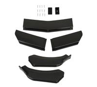 5 Piezas Difusor de Parachoques Delantero Canard Protector, KIMISS 110 a 140 Mm Parachoques Delantero Spoiler Splitter CarFront Bumper Lip Body Kit Anticolisión Universal para (Estilo de fibra de
