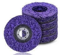 5 Piezas Discos de Limpieza, 125 mm Discos de Limpieza para Amoladora Angular, CSD disco, Discos de Limpieza para Amoladora Angular para Eliminación Oxido Pintura Descamación (Violet)