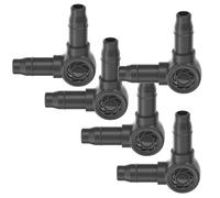 5 piezas en L de 4,6 mm 3/16 para Gardena Micro Drip System 90° tubo de instalación #09
