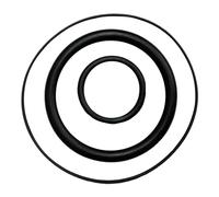 5 Piezas EPDM O-Rings 2mm x 156mm x 160mm, 2mm Diámetro del cable, 156mm ID, 160mm OD, Junta tórica para arandela de sellado métrica, color negro