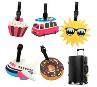 5 Piezas Etiquette Bagage Valise, Etiquette Valise Voyage Avion, Etiquetas Maletas Viaje, Identificador de Maletas, Etiquetas para Maletas para Maletas Mochilas Bolsa Viaje