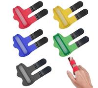 5 Piezas Ferula Dedo, Ferula Pulgar, Ferula Dedo Gatillo, Protector Dedos Mano, Férula Para Dedos Ajustable, Para Articulaciones Rígidas, Dedos Rotos e Inmovilización De Nudillos