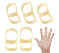 5 Piezas Férula para Dedos Ovalada, Soporte de Dedos Férula de Dedo en Gatillo Férula de Enderezador de Dedo para Pulgar Medio Meñique o Dedo Anular (6,7,8,9,10 Tamaños)