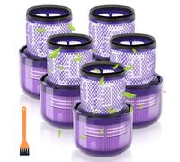 (5 piezas) Filtros de repuesto para Dyson Cordless Vacuum V11 V15 SV14 SV22 V11 Animal V11 Torque Drive Vacuum, Reemplazar Pieza no. 970013-02, Kit de 5 filtros, lavable Y reutilizable