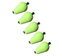 5 piezas flotantes flotantes de pesca indicador de gota de agua indicador de huelga accesorios de aparejos de pesca con mosca flotadores