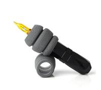 5 Piezas Funda de Esponja para Mango Antichoque Gris para Tatuaje | Cubierta de Agarre Ligera, Cómoda al Tacto, No se Deforma, para Talleres y Manos de Tatuadores