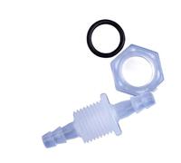 5 piezas G1/4'' Rosca PP Pagoda Tuerca hexagonal Junta tórica Conectores directos Adaptador de bomba de aire for tanque de acuario Juntas de manguera de placa pasante(3.9-G1I4-7.9 O-ring,20 Pieces)