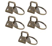 5 Piezas Hebillas de Metal para Extremos de Cinta, Cierres DIY | Metal, Diseño Simple y Práctico, Resistente al Desgaste Roturas, Ligero y Portátil, para Manualidades