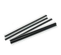 5 Piezas Hembra Cabezal de Conector de Tiras 2,54 mm, Conectores Hembra Redondos 40 Pines, Encabezado de Pin Hembra Redondo, 1x40P, Estañado para Arduino, PCB, IC y Circuitos Integrados de Bricolaje