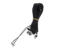 5 Piezas Interruptor Final de Carrera Micro con Cable Negro | Plástico Negro, Tres Terminales y Contacto Momentáneo, para Circuitos de Control Dc y Equipos Electrónicos