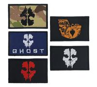 5 Piezas Juego Parche Castigo,Parche Militar, parches tácticos de castigo militar con diseño "Misión Invocar Fantasma",Mochila Insignia Pegatina,para Ropa, chaqueta