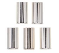 5 Piezas Kit de Terminales de Crimpado 2ga Casquillos Protectores | Conectores de Clavijas Eléctricas de 8,4mm, Funda Reforzada de Plata, Uso en Audio Automotriz y Mantenimiento