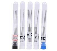 5 Piezas Kit Limpieza Agujas Acero Inoxidable 0.2-0.4mm para Boquillas Impresora 3D Herramientas Mantenimiento Accesorios