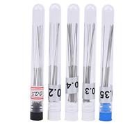 5 Piezas Kit Limpieza Agujas Acero Inoxidable 0.2-0.4mm para Boquillas Impresora 3D Herramientas Mantenimiento Accesorios