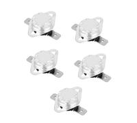 5 piezas KSD301 Interruptor Termostato Control Temperatura 250V 15A 80°C Normalmente Abierto y Cerrado Módulo para Aparatos Eléctricos