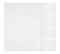 5 Piezas Láminas de Papel Magnético sin Adhesivo Color A4 | Adecuado para Manualidades y Artesanía, Instalación Rápida sin Pegamento, Uso en Puertas Metálicas