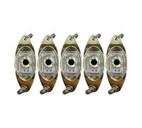 5 piezas LED Señuelo de Pesca Luz, Luces de Pesca de Caída Profunda Subacuática LED Señuelos de Pesca para Agua Dulce Salada