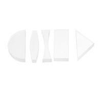 5 Piezas Lentes Ópticas de Acrílico para Experimentos de Física | Fundamentos de Refracción y Óptica, Material Didáctico Estudiantes, Demostración en Aula