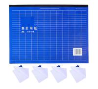 5 Piezas Libro de Registro de Inventario Azul de Papel