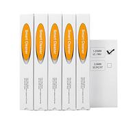 5 piezas Limpiador de fibra óptica Herramientas de fibra óptica Pluma Cleaing para LC/MU Conector más de 800 limpia la cara final de fibra limpia y el conector óptico limpia