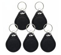 5 Piezas Llavero RFID 13.56MHz Programable, Llavero NFC NTAG215 540 Bytes Memoria, Compatible con iPhone iOS App Homekit, Android Tagmo A-miibo Automatización Hogar Compartir WiFi Música Proyectos DIY