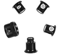 5 Piezas Lupa de Relojero Portátil para Joyería 5x 10x 15x 20x 30x