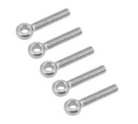 5 piezas M10 304 Perno de argolla de hombro de acero inoxidable Pernos de argolla de elevación for sujetadores de válvulas de compuerta de tubería(M10x40mm)