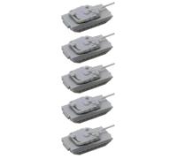 5 Piezas M1A2 Abrams Tanque De Batalla EE. UU. Modelo Resina 1/2000-1/350