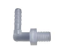 5 piezas M6 M8 M10 M12 conector de codo de plástico con rosca macho for manguera(8mm)