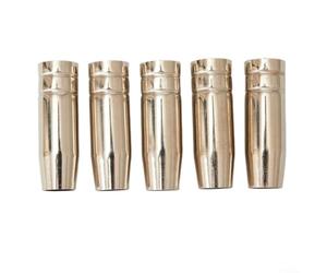 5 piezas MIG MB15 compatible con boquilla cónica para soldadura antorcha componente de protección de gas para un funcionamiento fiable