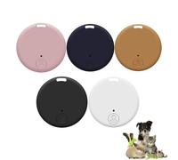 5 Piezas Mini Localizador GPS, Dispositivos Localizadores Bluetooths Antirrobo, Localizador para Mascotas (Gatos Y Perros), Etiqueta Localizadors GPS Inteligente para Perros, Niños, Coche, Llaves