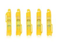 5 Piezas Niveles de burbuja,Mini Cuerda Nivel de Espíritu Línea Colgante de Cadena Herramienta de Medición para Albañilería,Fontanería,Canalones y Baldosas