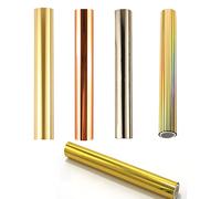 5 piezas papel aluminio brillantey papel aluminio estampado en caliente, papel aluminio por impresora láser y laminador tóner reactivo para álbumes recortes, manualidades papel