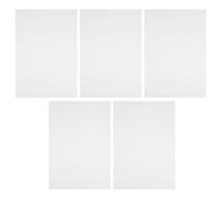 5 Piezas Papel Magnético A4 Blanco sin Adhesivo | Material de Goma Suave, Montaje Reposicionable, para Neveras y Exposiciones Provisionales, Adecuado para Manualidades