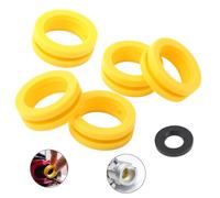 5 piezas para Soda stream Piezas de repuesto DUO ART CO2 Adaptador de rosca trapezoidal TR21-4 para junta Soda stream, junta de repuesto +1 pieza de anillos de manguera de goma